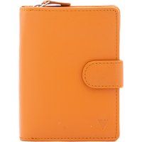 Farbblock-Bifold-Geldbörse aus Leder