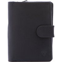 Farbblock-Bifold-Geldbörse aus Leder