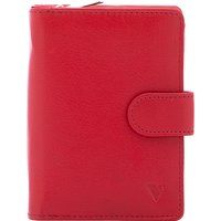 Farbblock-Bifold-Geldbörse aus Leder