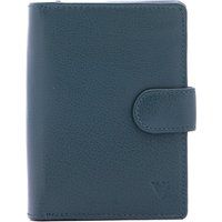 Farbblock-Bifold-Geldbörse aus Leder