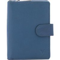 Farbblock-Bifold-Geldbörse aus Leder