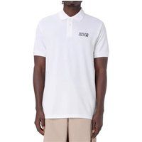 Herren Weißes Logo-Polohemd