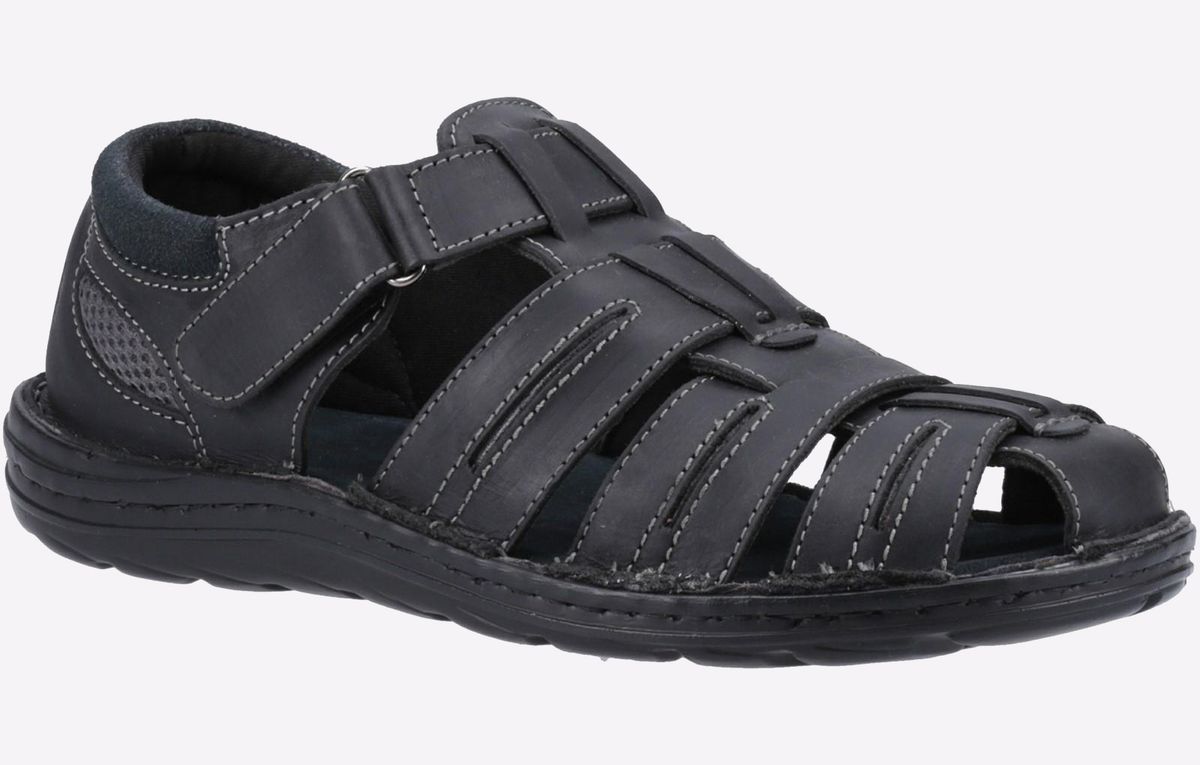 Klassische Leder-Fischer-Sandalen