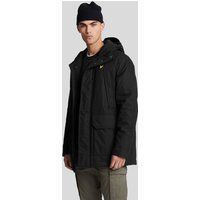 Herren Microfleece gefütterter Parka Jacke