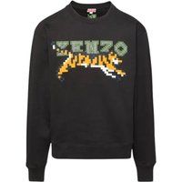 Sweatshirt mit Pixel-Tiger-Grafik