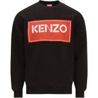 Sweatshirt mit Logo-Patch aus Baumwollmischung