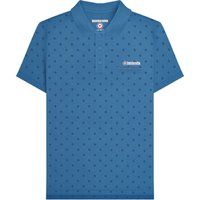 Bedrucktes Piqué-Poloshirt aus Baumwolle
