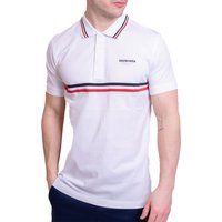 Gestreiftes Baumwoll-Poloshirt mit Kragen