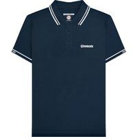 Lambretta - "SS25" Poloshirt Ärmel mit Markenschriftzug für Herren (Marineblau)