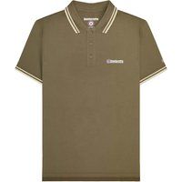 Lambretta - "SS25" Poloshirt für Herren (Khaki-Braun/Haferflocken)