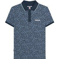 Kurzarm-Polohemd mit Paisley-Muster