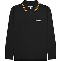 Klassisches Langarm Piqué Polo Shirt