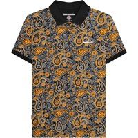 Lambretta - "SS25" Poloshirt Mit Markenzeichen für Herren (Schwarz/Gold)