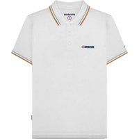 Herren Piqué Poloshirt in Weiß