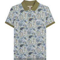 Lambretta - "SS25" Poloshirt Mit Markenzeichen für Herren (Khaki/Marineblau)