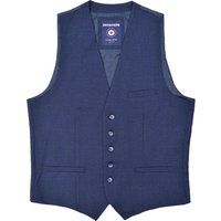 Herren Weste Slim Fit Marineblau