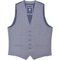 Herren Slim Fit Plaid Weste