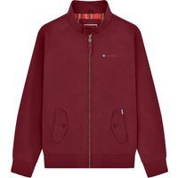 Burgunderrote Harrington-Jacke für Herren