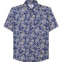 Kurzärmeliges Hemd mit Paisley-Muster