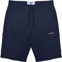 Herren Baumwoll-Cargo-Shorts mit Kordelzug
