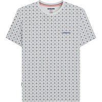 T-Shirt mit geometrischem Druck und Rundhalsausschnitt