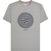 Herren T-Shirt mit Zielscheiben-Grafikprint