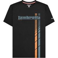 Retro Baumwoll-T-Shirt mit Grafikprint