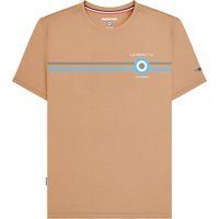 Herren Grafik Logo Sand T-Shirt