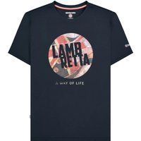 Lambretta Herren T-Shirt mit Union Jack Grafik