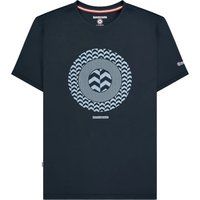 Lambretta Herren T-Shirt mit Union Jack Grafik