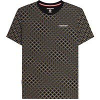 T-Shirt mit geometrischem Muster und Rundhalsausschnitt