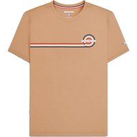 Herren Retro Streifen Logo T-Shirt