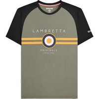 Retro Grafikprint Raglan T-Shirt