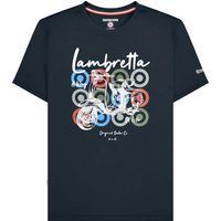 Herren Lambretta Scooter Grafik T-Shirt