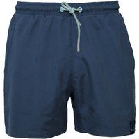 Klassische Uni-Badeshorts mit Kordelzug