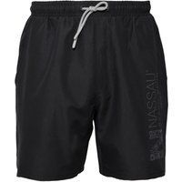Herren Badeshorts mit Taschen, einfarbig