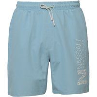 Herren Badeshorts mit Taschen, einfarbig