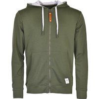 Lässige Kapuzenjacke mit Reißverschluss und Kordelzug