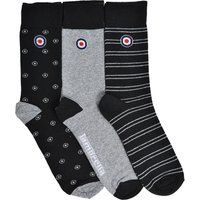 Gemusterte Socken Dreierpack
