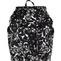 Rucksack mit Blumendruck und Kordelzug