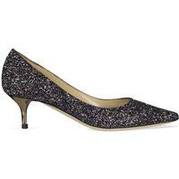 Glitzernde spitze Pumps mit Kitten-Absatz