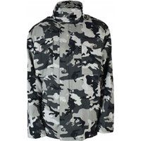 Feldjacke mit Camouflage-Print aus Baumwolle