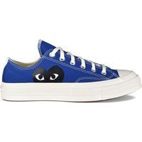 Niedrige Canvas-Sneakers mit Herzlogo