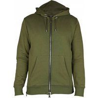 Herren Zip-Up-Kapuzenpullover mit Kordelzug