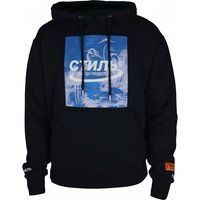Baumwoll-Hoodie mit Grafikprint