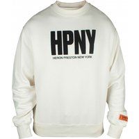 Baumwoll-Sweatshirt mit Rundhalsausschnitt und Logo