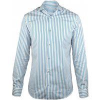 Gestreiftes Slim-Fit Langarmhemd