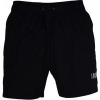Schwarze Badeshorts mit Kordelzug