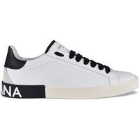 Weiße Leder Low-Top Sneakers