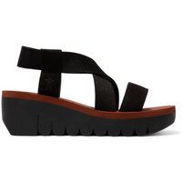 Plateausandalen mit elastischen Riemen